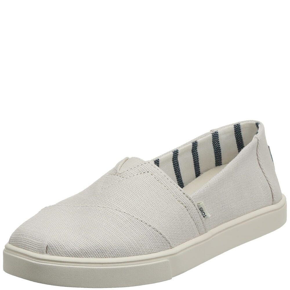 TOMS WOMENS ALPARGATA CUPSOLE OXFORD, NATURAL, 9